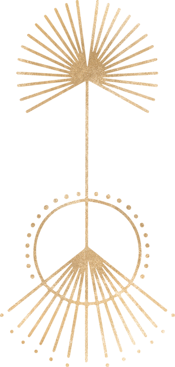 Celestial gold symbol